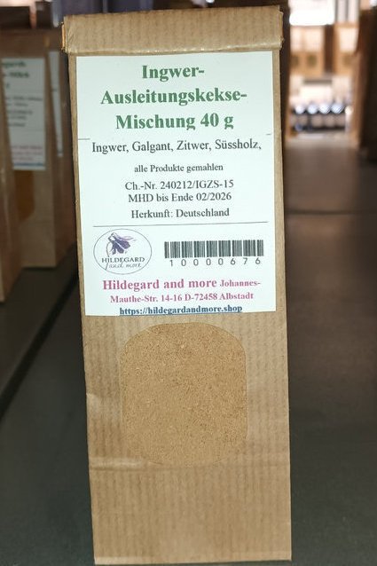 Ingwer-Ausleitungskekse-Mischpulver (Ingwermischpulver), (Keksmischung), 40 g