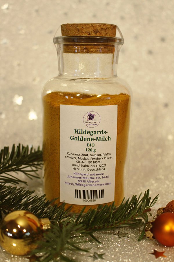 Hildegards-Goldene-Milch-Pulvermischung im Glas 120 g